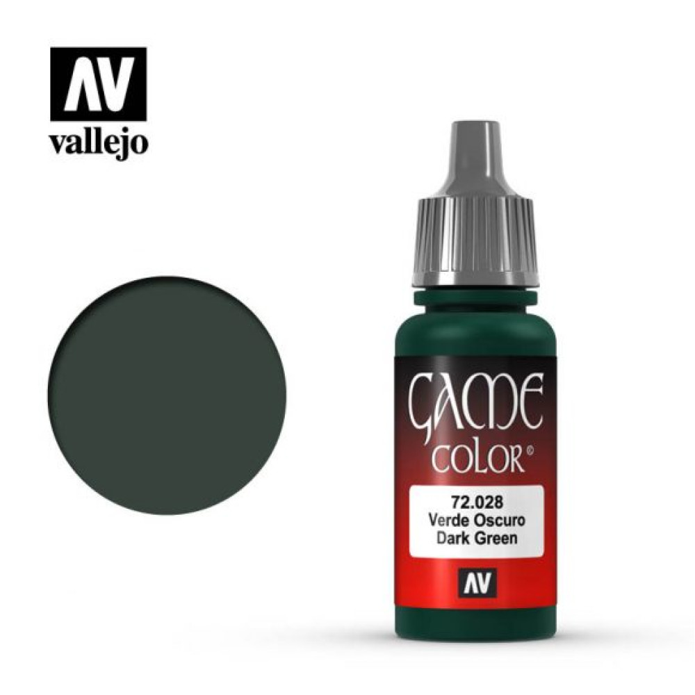 Dark Green 72.028 Vallejo Game Color (17ml)