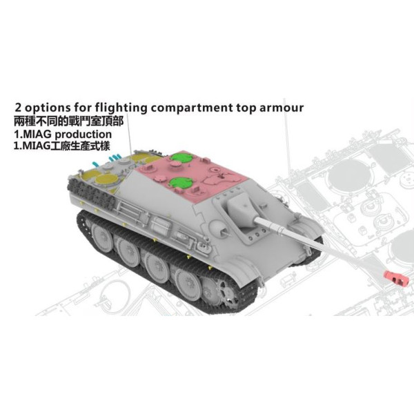 Sd.Kfz.173 Jagdpanther G1, Late production 1/72 Vespid Models 720010