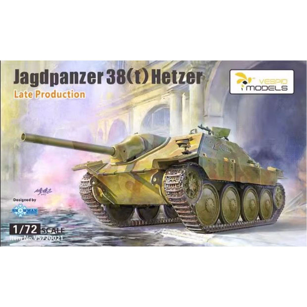 Jagdpanzer 38(t) Hetzer Late production  1/72 Vespid Models 720021