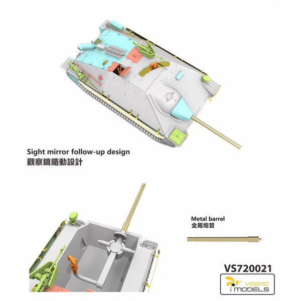 Jagdpanzer 38(t) Hetzer Late production  1/72 Vespid Models 720021