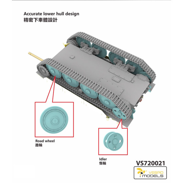 Jagdpanzer 38(t) Hetzer Late production  1/72 Vespid Models 720021