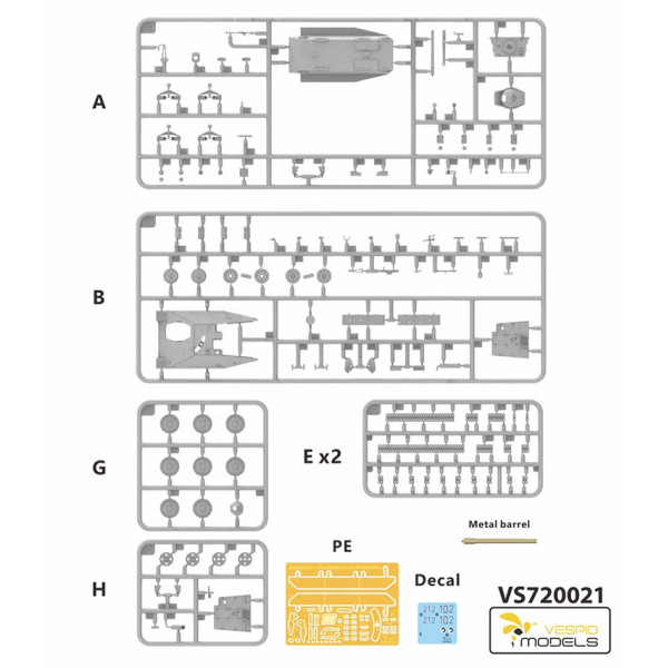 Jagdpanzer 38(t) Hetzer Late production  1/72 Vespid Models 720021