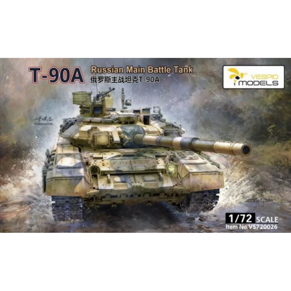russian Main Batlle Tank T-90 1/72 Vespid 720026