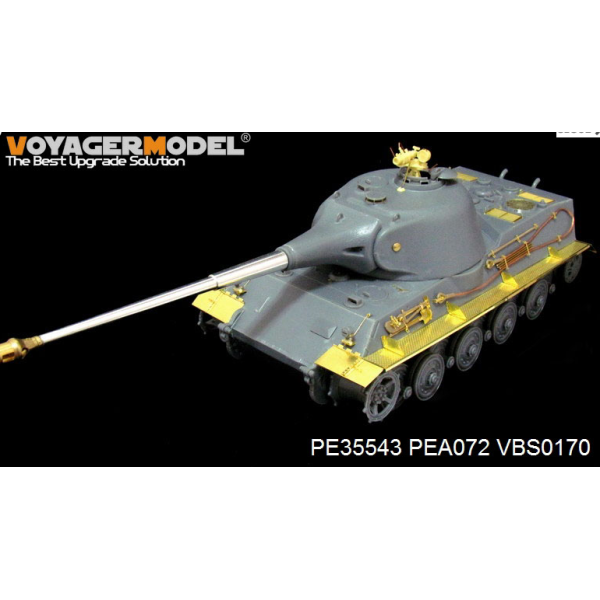 Фототравлення WWII German Pz.Kpfw.VII lowe Super Heavy tank (For Amusing hobby 35A005) 1/35 VoyagerModel PE35543