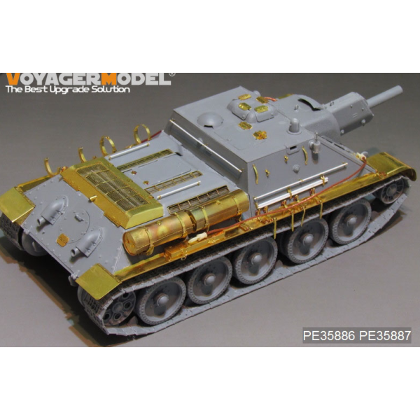 Фототравлення WWII Russia SU-122 fenders (For MINIART 35175/35181) 1/35 VoyagerModel PE35887