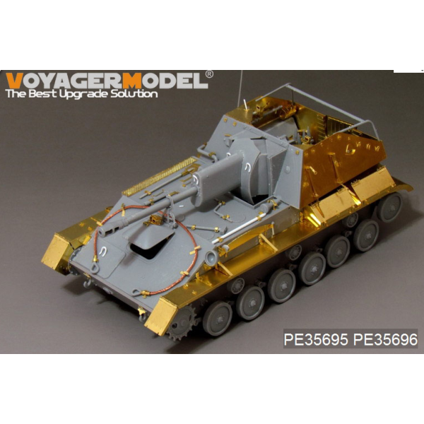 Фототравлення WWII Russian SU-76 Self-Propeller Gun Fenders 1/35 VoyagerModel PE35696