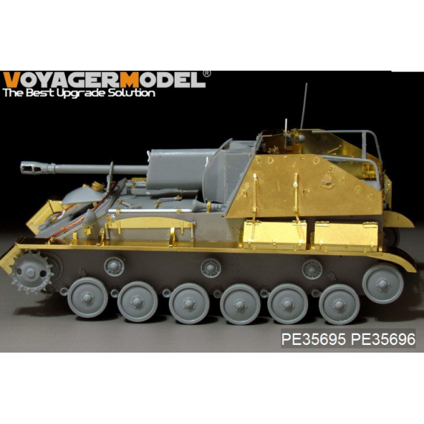 Фототравлення WWII Russian SU-76 Self-Propeller Gun Fenders 1/35 VoyagerModel PE35696