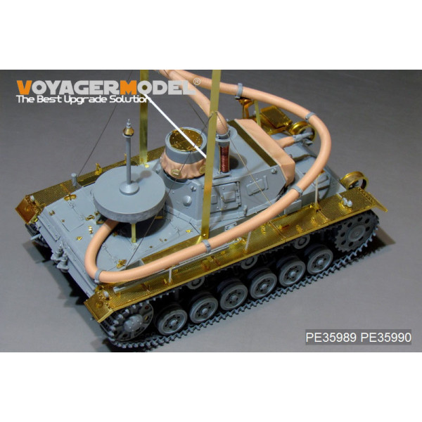 Фототравлення WWII німецький танк Pz.KPfw.III Ausf. F-H крила (для DRAGON Kit) 1/35 VoyagerModel PE35990