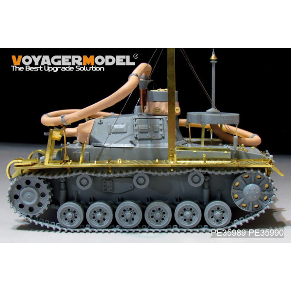Фототравлення WWII німецький танк Pz.KPfw.III Ausf. F-H крила (для DRAGON Kit) 1/35 VoyagerModel PE35990