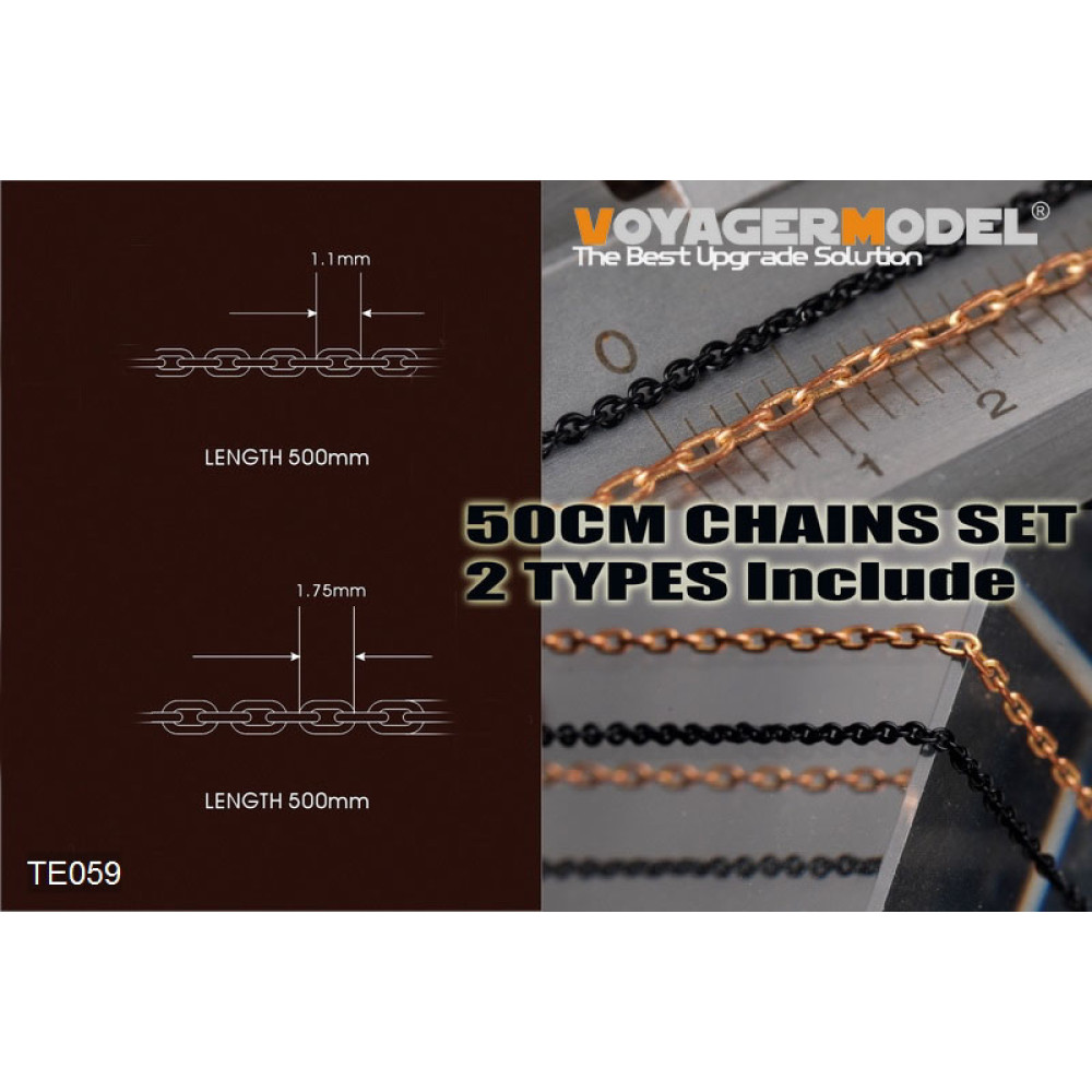 50cm Chains set (2 types) 1/35 VoyagerModel TE059