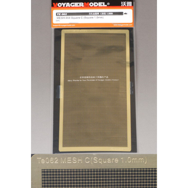 MESH 4X4 Square C (Square 1.00mm)  1/35 VoyagerModel TE062