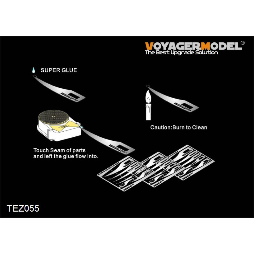 Voyager stainless super glue aplicators 2  VoyagerModel TEZ055