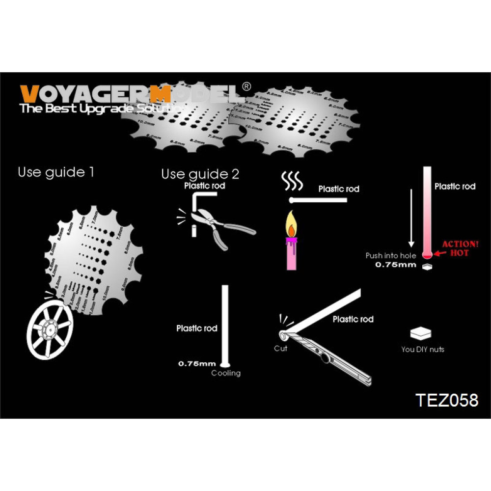 Scraper tool w/Nuts Maker VoyagerModel TEZ058