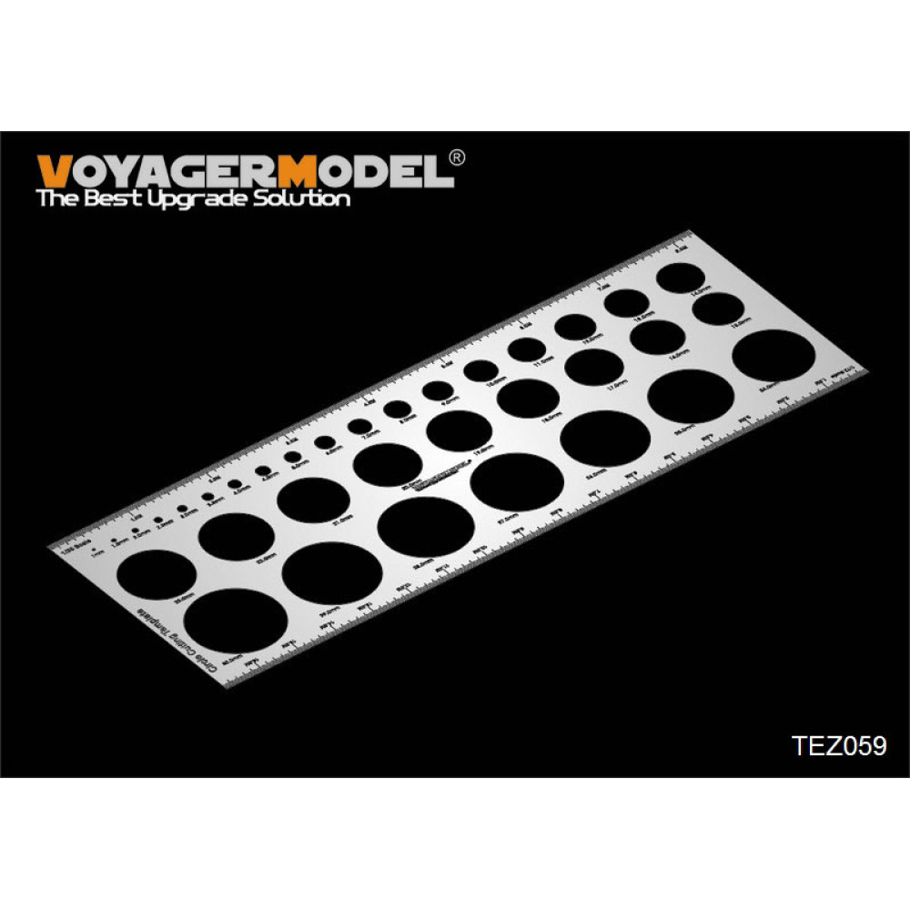 Circle Cutting Template  VoyagerModel TEZ059