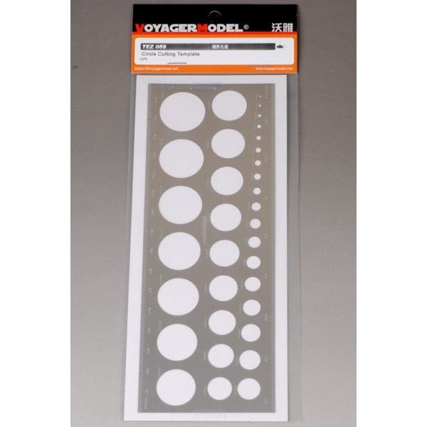 Circle Cutting Template  VoyagerModel TEZ059