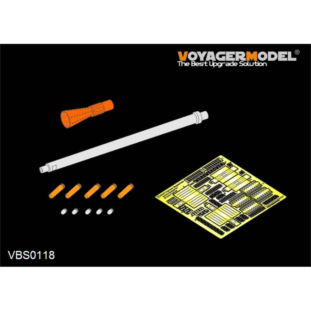 WWII German 37mm FLAK43/1 L/60 Barrel for all 1/35 VoyagerModel VBS0118