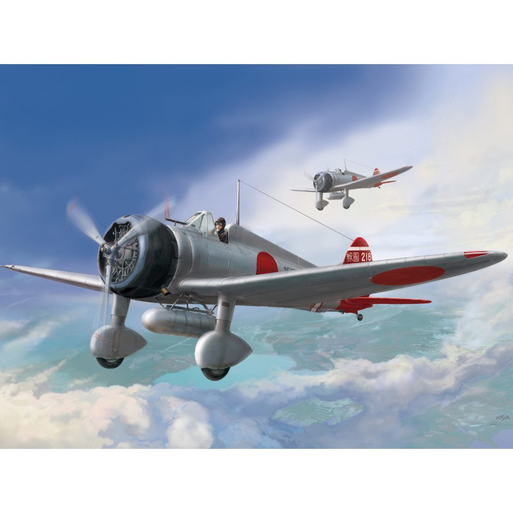 IJN Type 96 carrier-based fighter II A5M2b “Claude” (late) 1/48 Wingsy Kits D5-01