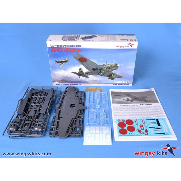 IJA Type 99 army assault plane Ki-51 “Sonia” 1/48 Wingsy Kits D5-04