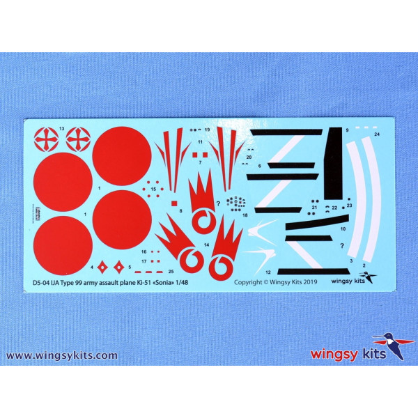 IJA Type 99 army assault plane Ki-51 “Sonia” 1/48 Wingsy Kits D5-04