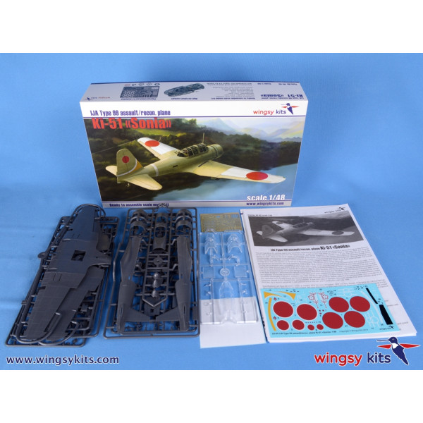 IJA Type 99 assault/recon. plane Ki-51 “Sonia” 1/48 Wingsy Kits D5-05
