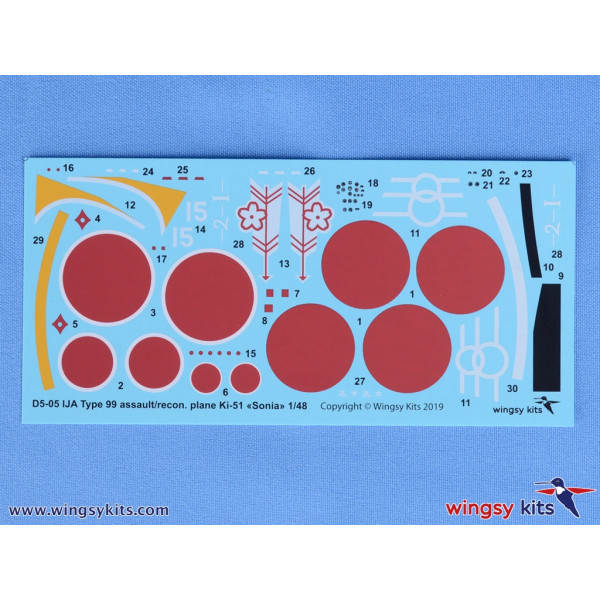 IJA Type 99 assault/recon. plane Ki-51 “Sonia” 1/48 Wingsy Kits D5-05