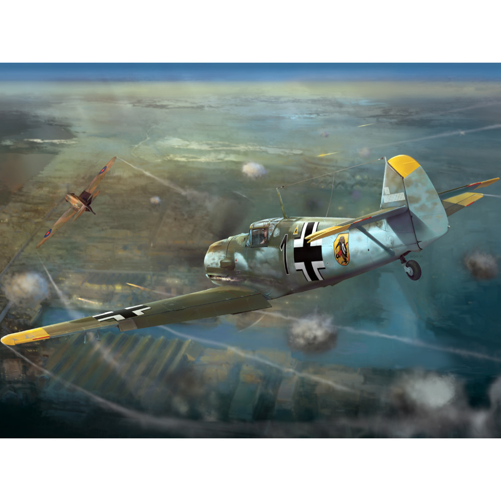 MESSERSCHMITT Bf 109 E-3 1/48 Wingsy Kits D5-08