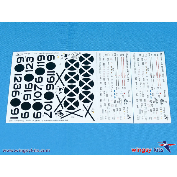 MESSERSCHMITT Bf 109 E-1 and E-3 “Legion Condor” 2 in 1 1/48 Wingsy Kits D5-09