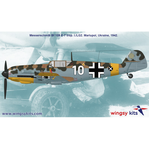 MESSERSCHMITT Bf 109 E-7 1/48 Wingsy Kits D5-11