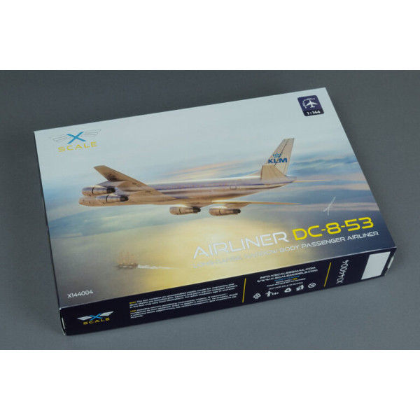 Passenger airliner DC-8-53 KLM 1/144 X-Scale 144004