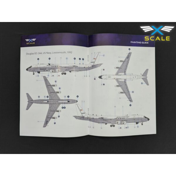 Electronic warfare aircraft EC-24A  1/144 X-Scale 144006
