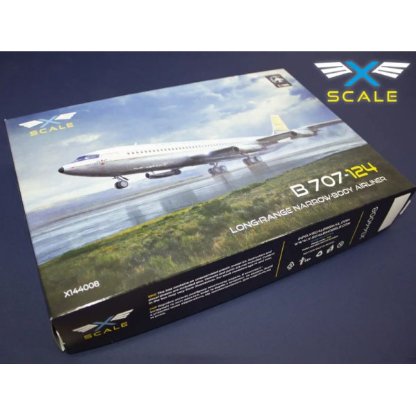 B 707-124 CONTINENTAL AIRLINES  1/144 X-Scale 144008