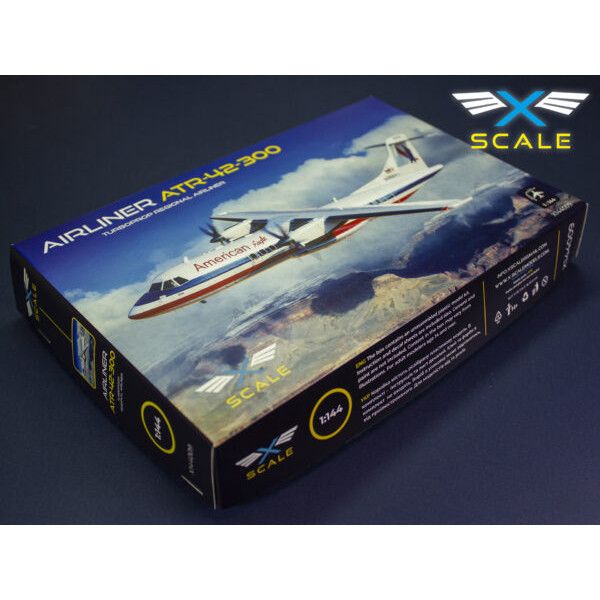 Passanger airliner ATR-42-300 American Eagle  1/144 X-Scale 144009