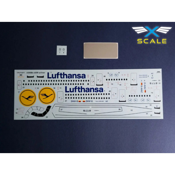 A300B4-605R Lufthansa (Plastic model kit)  1/144 X-Scale 144011