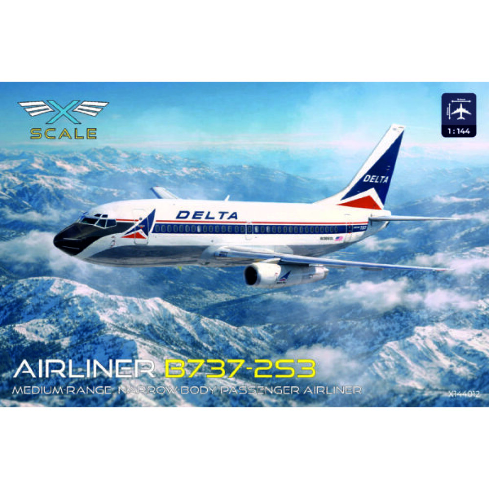 Збірна модель - B737-2S3 Delta Airlines 1/144 X-Scale 144012
